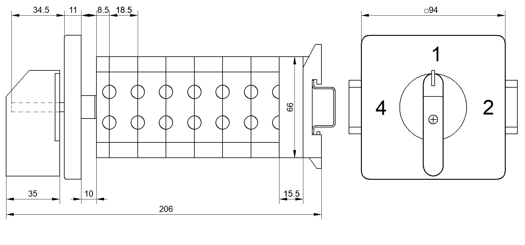 Переключатель S32JLD2057A4