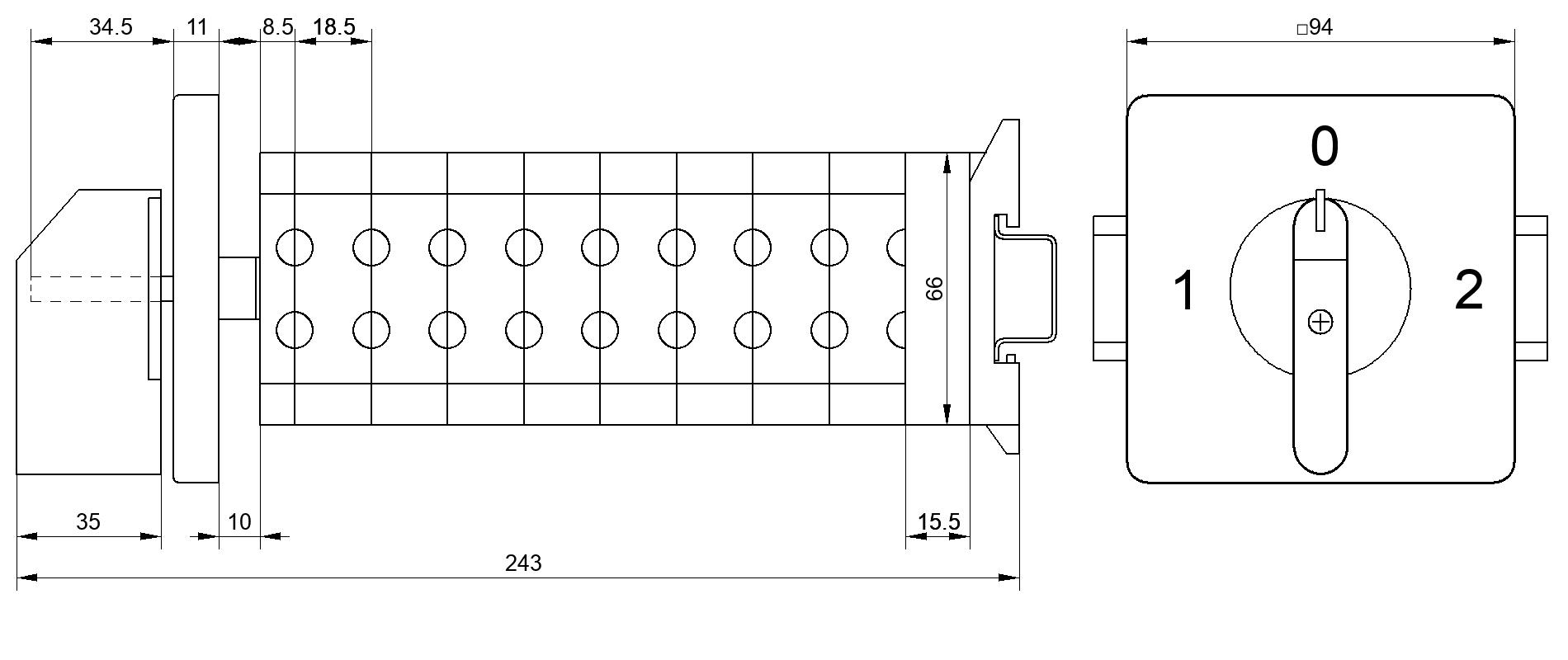 Переключатель S32JLD2208C4
