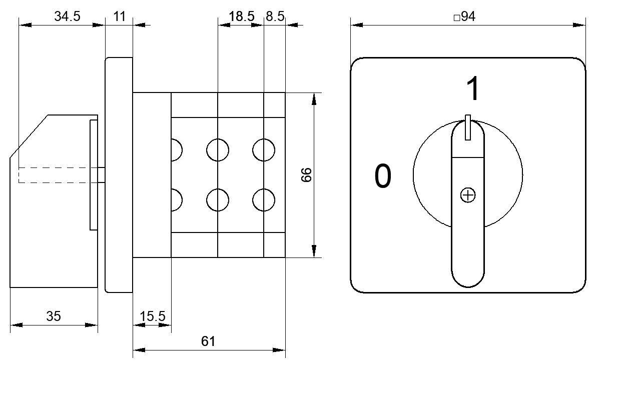 Переключатель S63JD1103B4