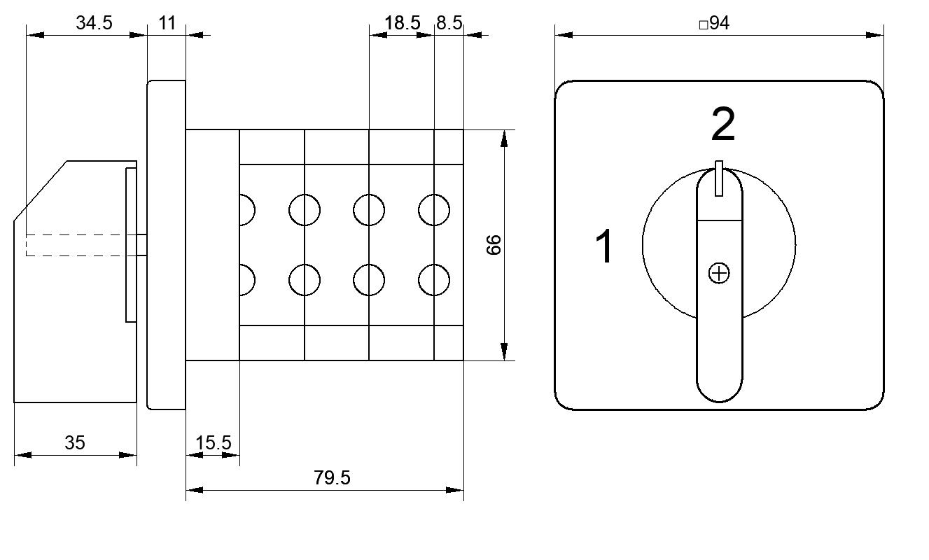 Переключатель S63JD2253XB4