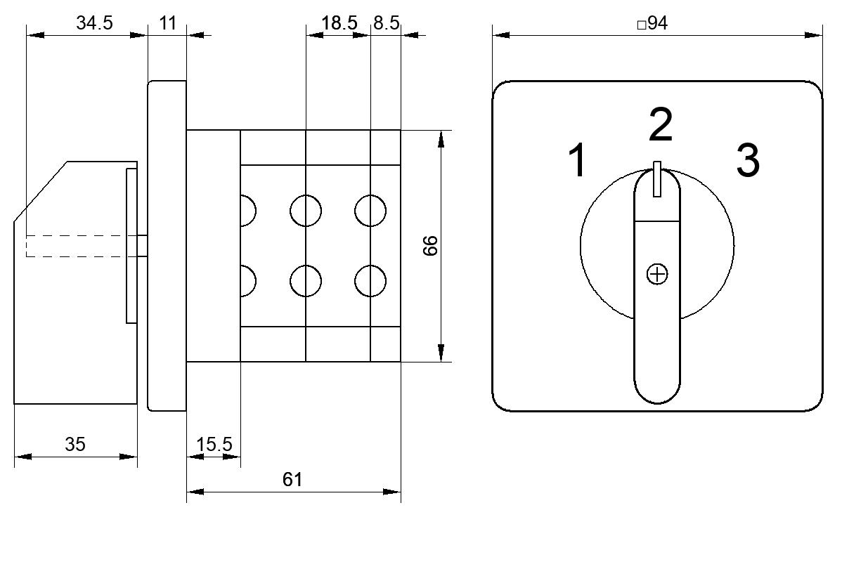Переключатель S63JD2351V8
