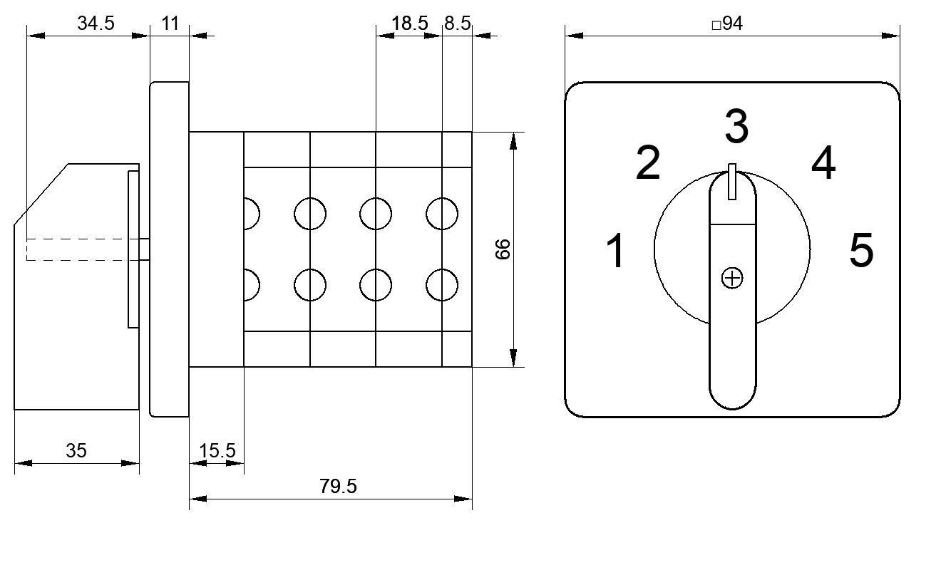 Переключатель S63JD2401+1B8
