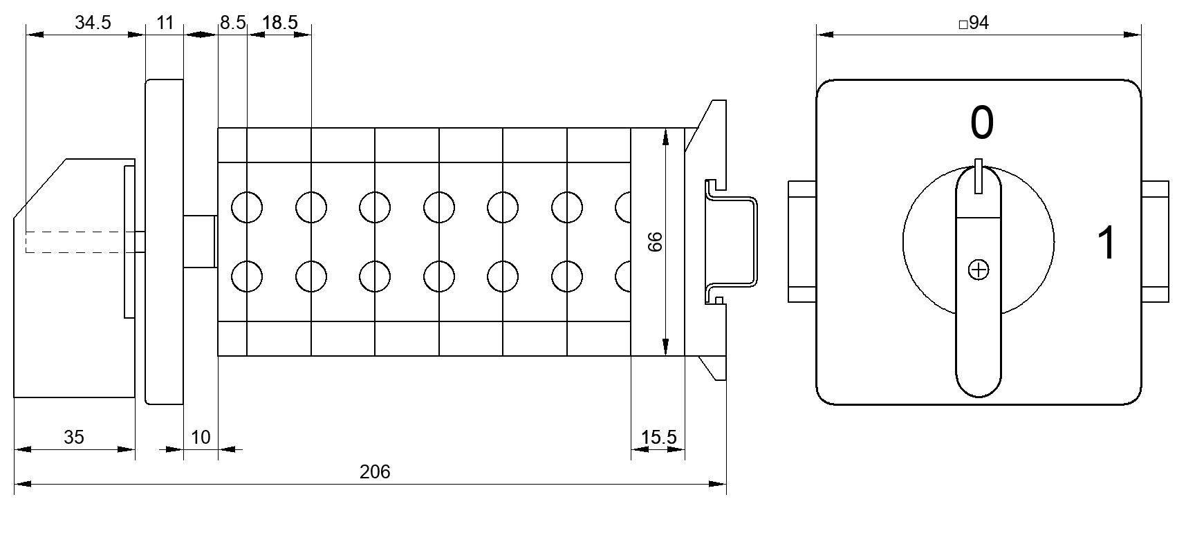 Переключатель S63JLD2206A4